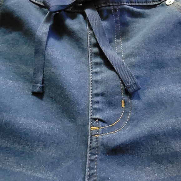 Womans Just Be Denim Pull On Cuff Shorts - Picture 3 of 10